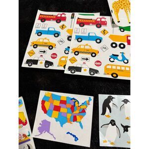 Lot of vintage stickers Mrs. Grossman's VTG Dog Stickers, bears , zoo animals